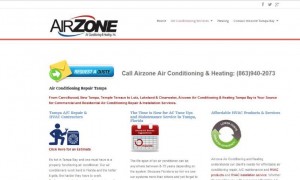 website design services for AC companies Florida