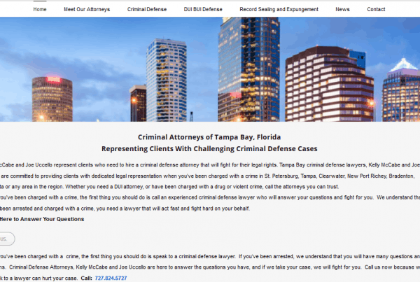 website design for criminal defense attorneys tampa st petersburg