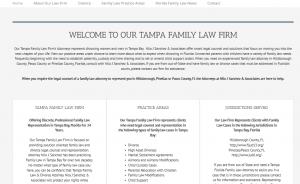 family law firm web design